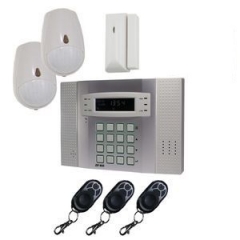 Privatalarmer - Alarm med indbygget GSM modul. uden mdr. opkr�vning vagtaftale kan tilk�bes 